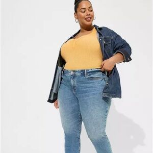 Torrid Perfect Skinny Ankle Vintage Stretch Mid-Rise Jeans – Size 16S #6
